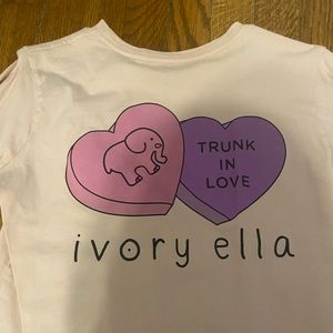Ivory, Ella, long sleeve, Valentine shirt